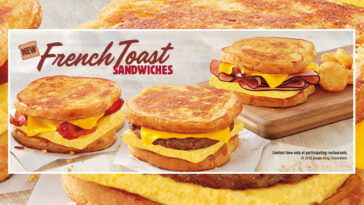 How much are the French toast sandwiches at Burger King?