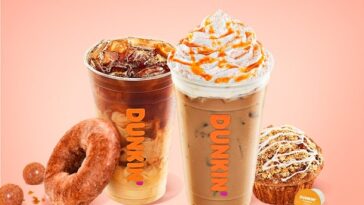 How much caffeine is in Dunkin Donuts pumpkin spice coffee?