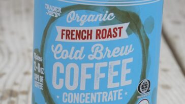 How much caffeine is in Trader Joe's French roast?