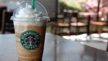 How much coffee is in a Caffe Vanilla Frappuccino?