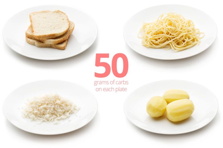 How much is 50grams of carbs?