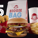 How much is a biggie bag at Wendy's with tax?
