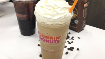 How much is a large iced coffee at Dunkin?