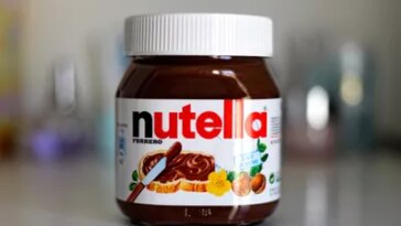 How much is a medium jar of Nutella?