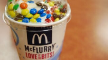 How much is an M and M McFlurry?