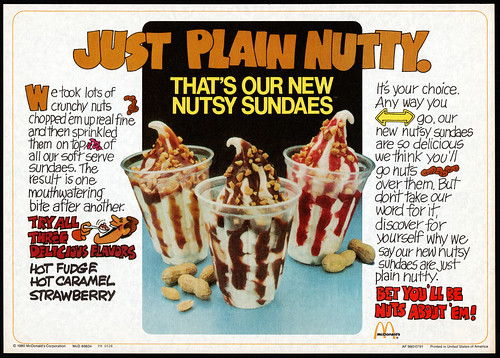 How much is the sundaes at McDonalds?