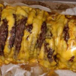 How much meat is a 4X4 In-N-Out?