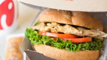 How much protein is in a Grilled Chicken Sandwich at Culvers?