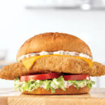 How much sodium is in Arby's fish sandwich?