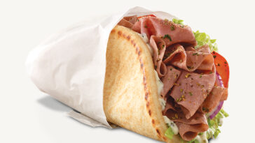 How much sodium is in Arby's gyro?