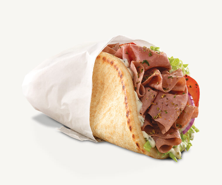 How much sodium is in Arby's gyro?