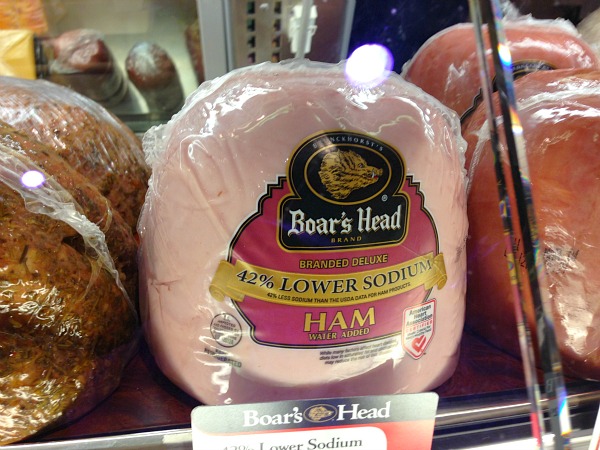 How much sodium is in Boar's Head No Salt Added turkey?