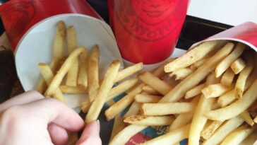 How much sodium is in Wendy's small fries?