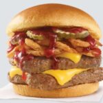 How much sodium is in a double cheeseburger from Culvers?