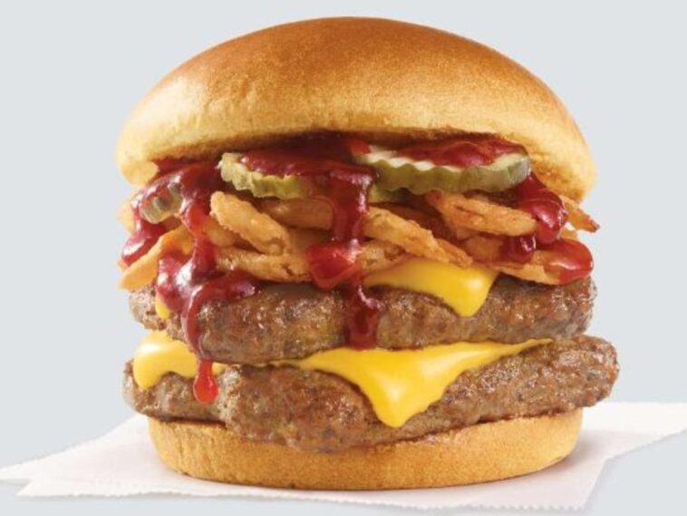 How much sodium is in a double cheeseburger from Culvers?