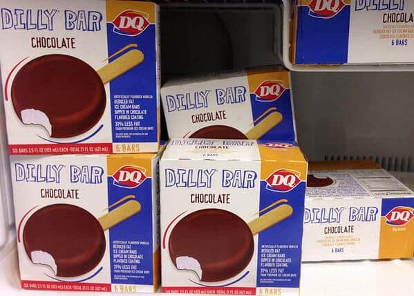 How much sugar is in a DQ Dilly Bar?