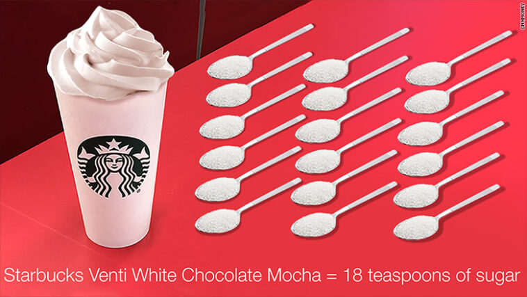How much sugar is in a pump of vanilla at Starbucks?