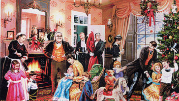 How were Victorians decorated for Christmas?