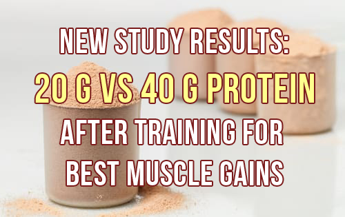 Is 20g of protein enough after a workout?