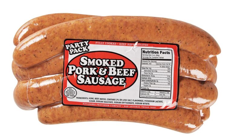 Is Domino's sausage beef or pork?