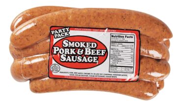 Is Domino's sausage beef or pork?