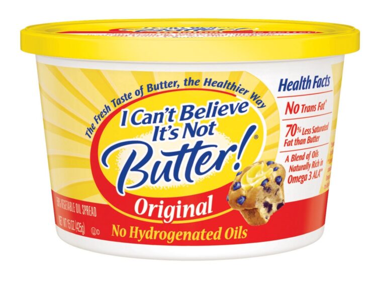 Is I can't believe it's not butter healthier than margarine?