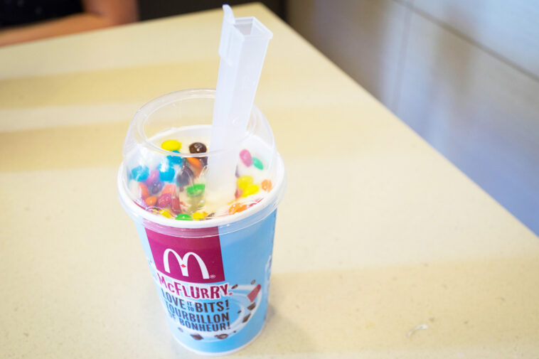 Is Mcdonalds McFlurry lactose free?