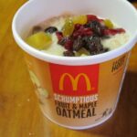 Is Mcdonalds oatmeal and fruit healthy?