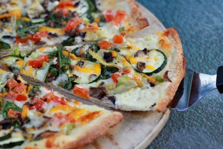 Is Papa Murphy's veggie pizza healthy?