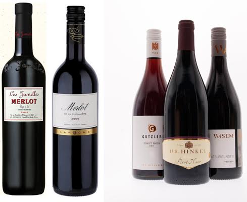 Is Pinot Noir sweeter than merlot?