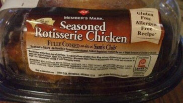 Is Sam's Club Rotisserie Chicken gluten free?
