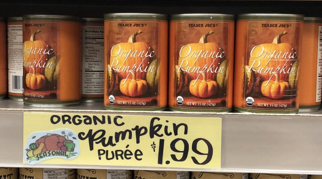 Is Trader Joe's canned pumpkin real pumpkin?