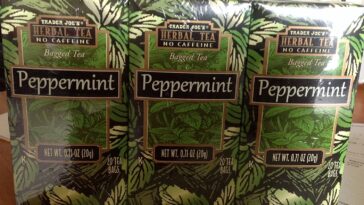 Is Trader Joe's peppermint tea caffeine free?