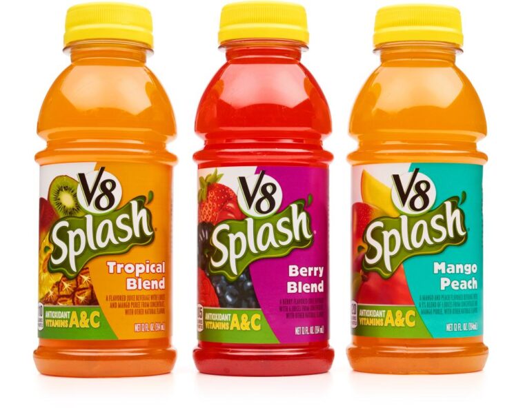 Is V8 Splash good for diet?