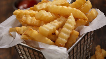 Is a basket of fries more than a large?