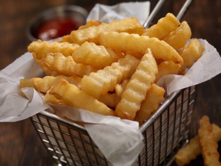 Is a basket of fries more than a large?