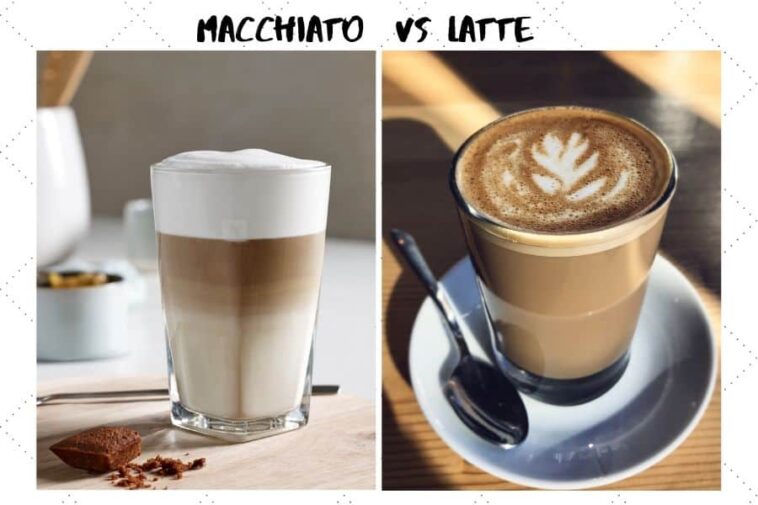 Is a macchiato stronger than a latte?