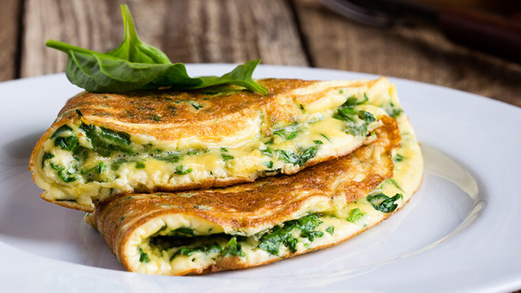 Is an omelette high in sodium?