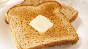 Is buttered toast healthy?