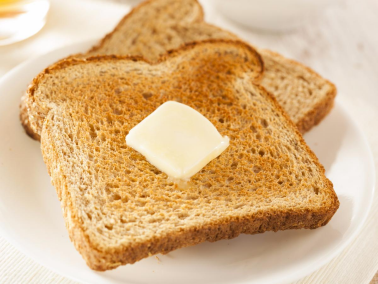 Is buttered toast healthy?