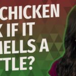 Is chicken OK if it smells a little?