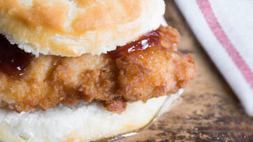 Is chicken in a biscuit good for you?