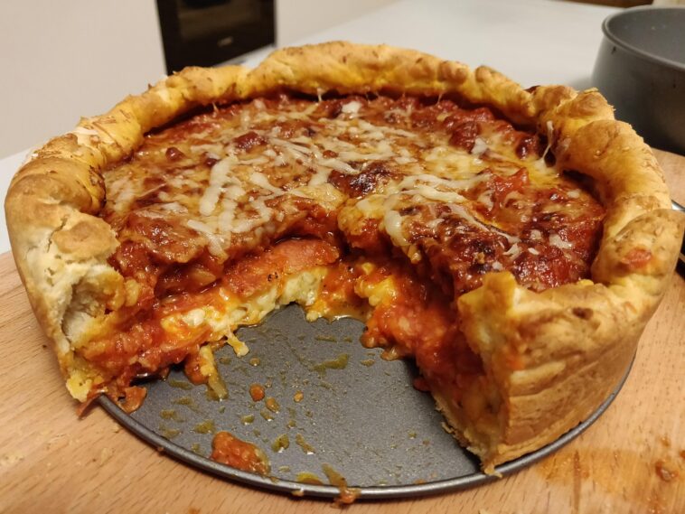 Is deep-dish pizza considered pan?