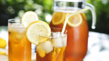 Is it OK to drink iced tea instead of water?