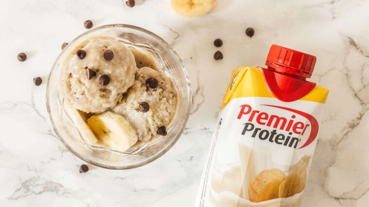 Is it OK to put ice cream in a protein shake?