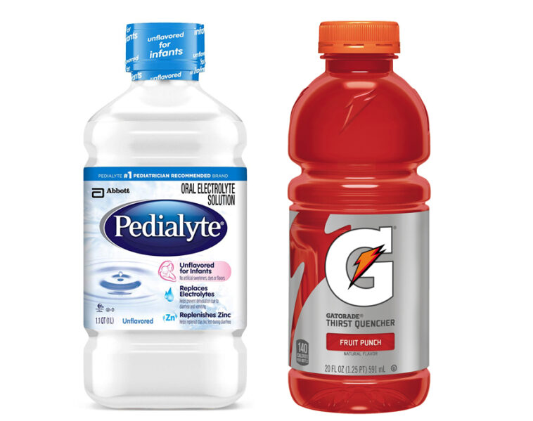 Is it better to drink Gatorade or Pedialyte?