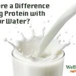 Is it better to mix protein with water or milk?