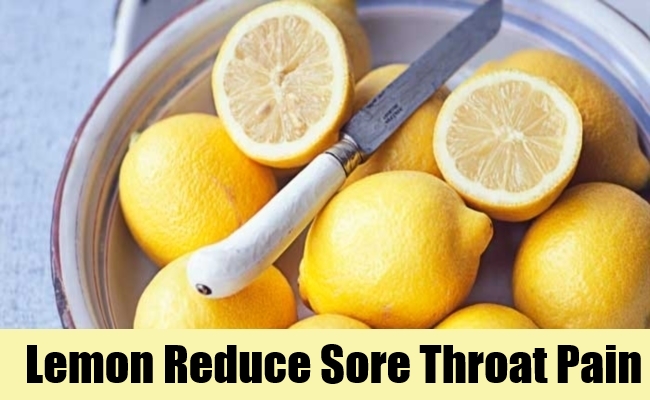 Is lemon good for sore throat?
