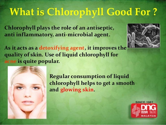 Is liquid chlorophyll good for skin?