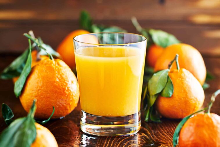 Is orange juice good for muscle gain?